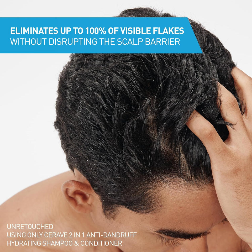 CeraVe 2 In 1 Hydrating Anti Dandruff Shampoo And Conditioner
